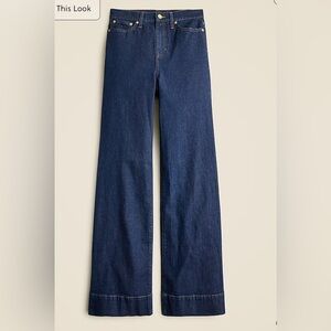 J Crew Petite high-rise denim trouser jean